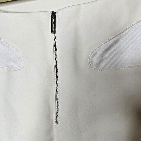 UNIQUE Dion Lee Off-White Contour Stitch Bandage Style Mini Skirt High Waist S - Picture 7 of 12